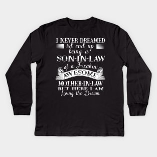 Proud Son In Law - Gift for Son In Law Kids Long Sleeve T-Shirt